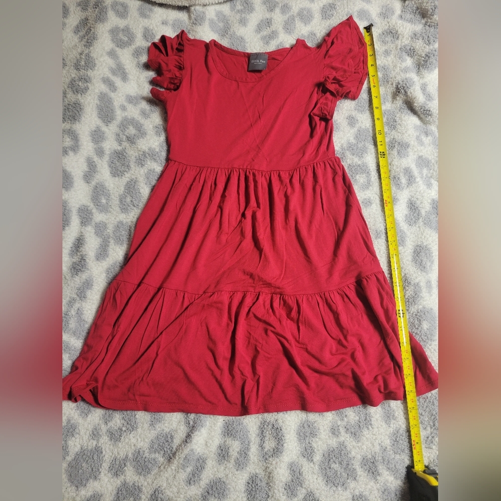 Red babydoll dress